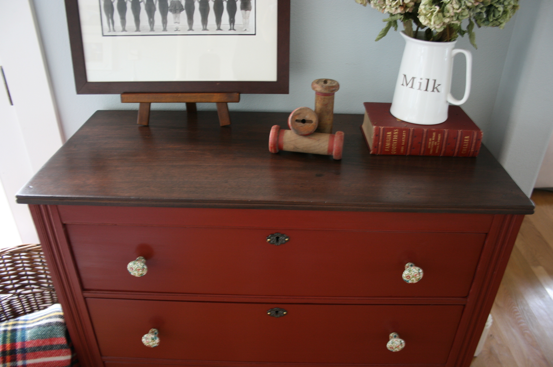 Tuscan Red Eastlake Dresser Saw Nail And Paint