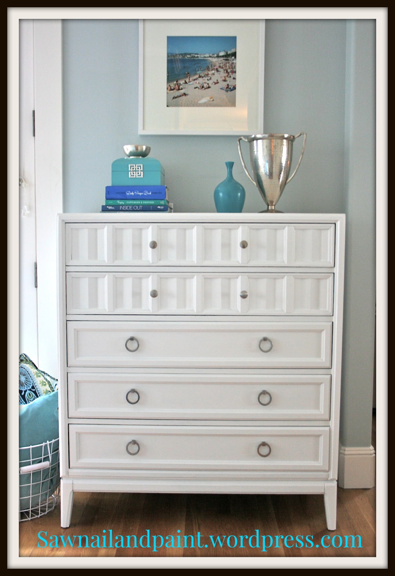 White deals bohemian dresser