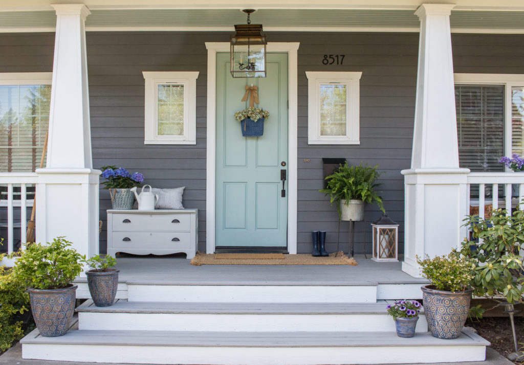 Front Porch Refresh For Summer Saw Nail And Paint