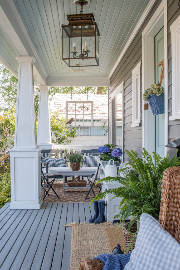 Front Porch Refresh for Summer - Saw Nail and Paint